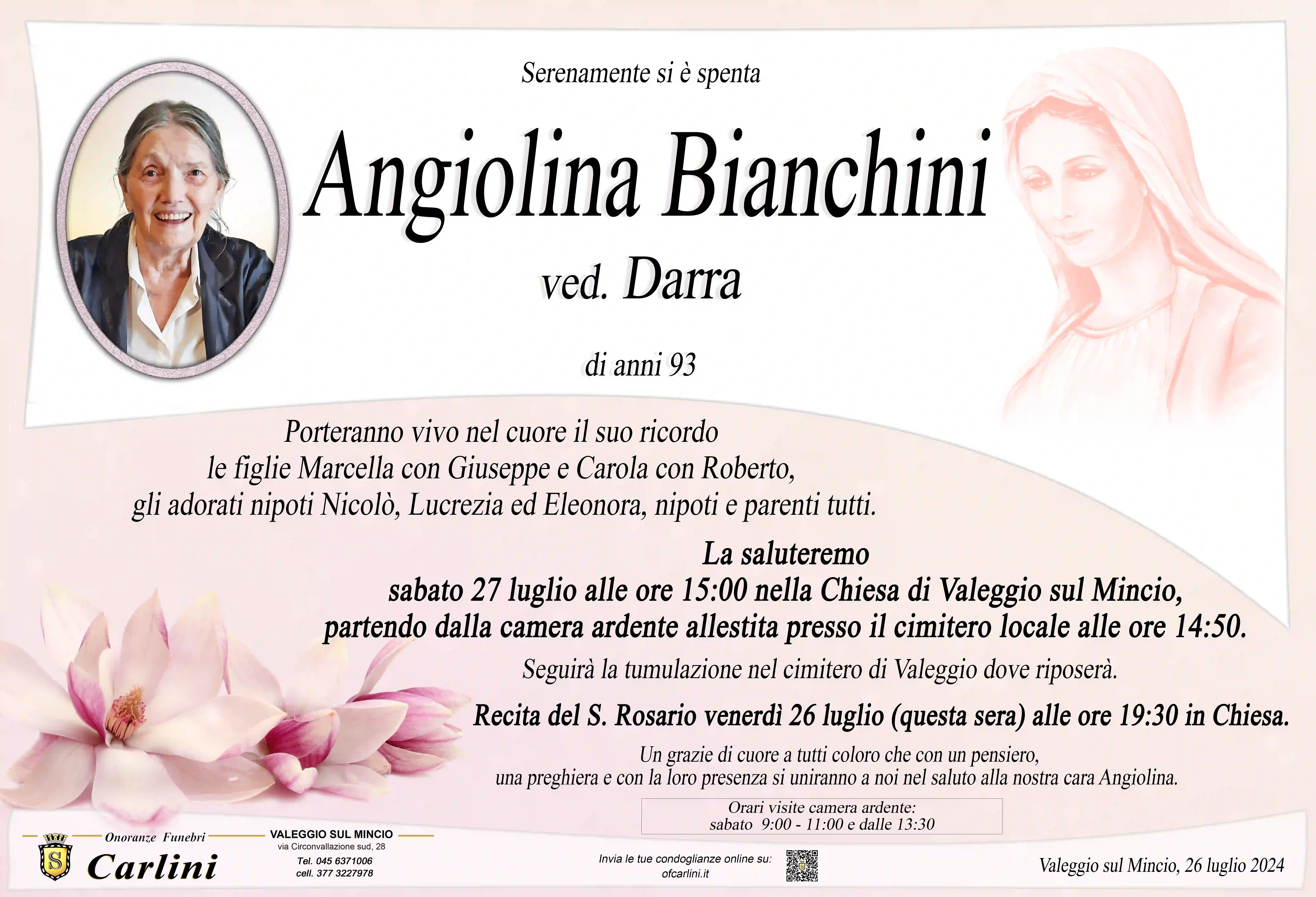 Scopri di più sull'articolo Angiolina Bianchini
