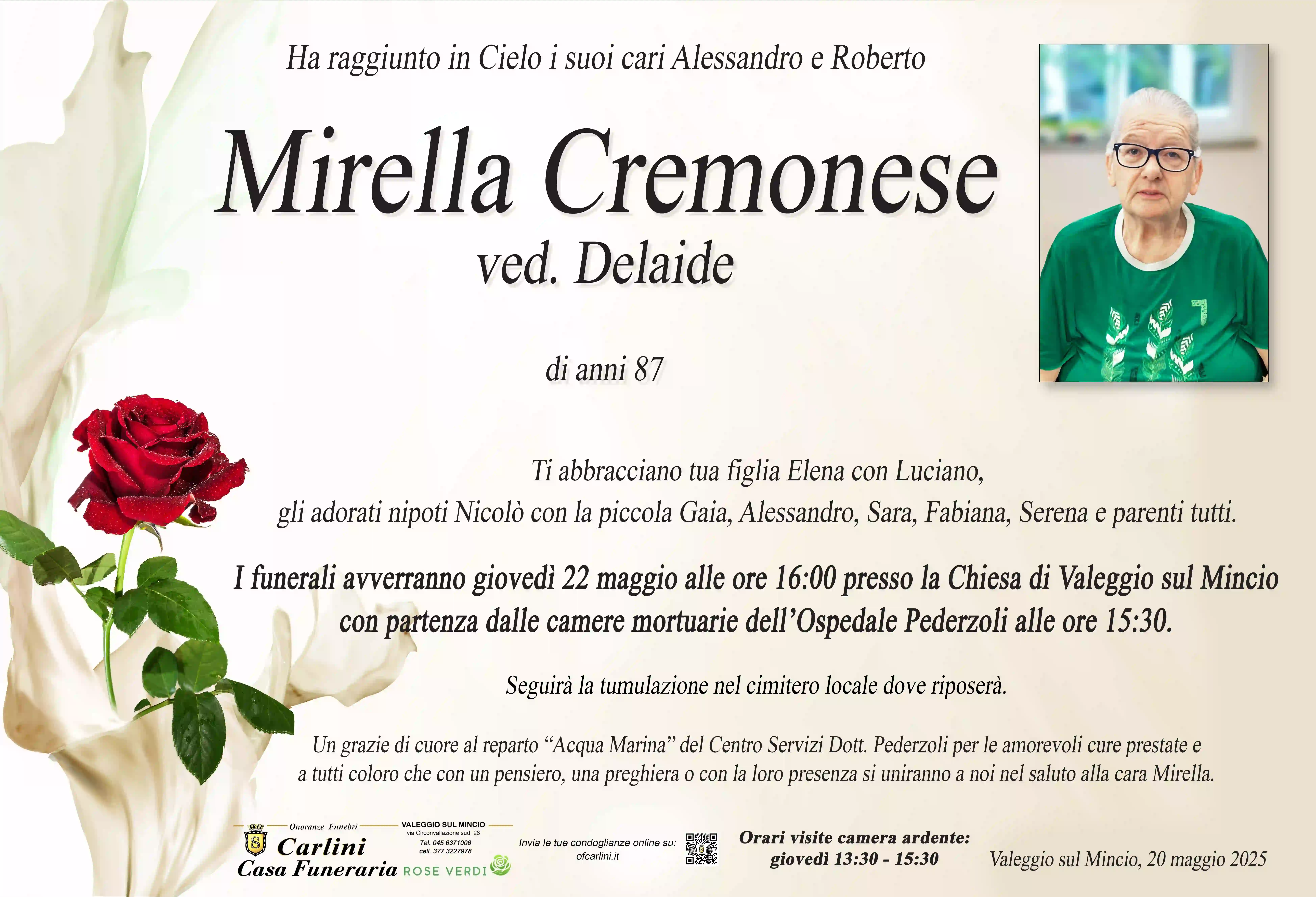 Scopri di più sull'articolo Mirella Cremonese