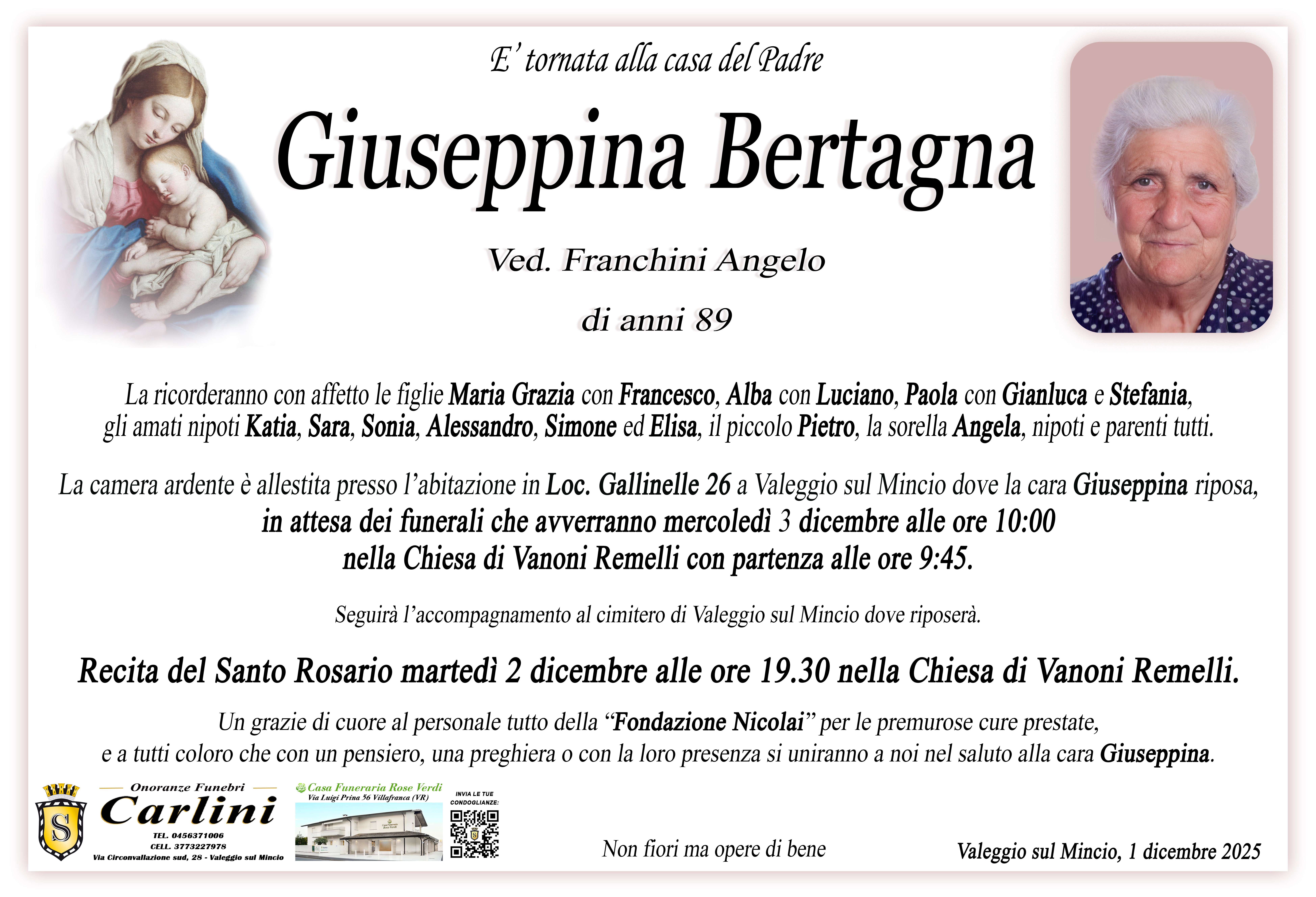 Scopri di più sull'articolo Giuseppina Bertagna