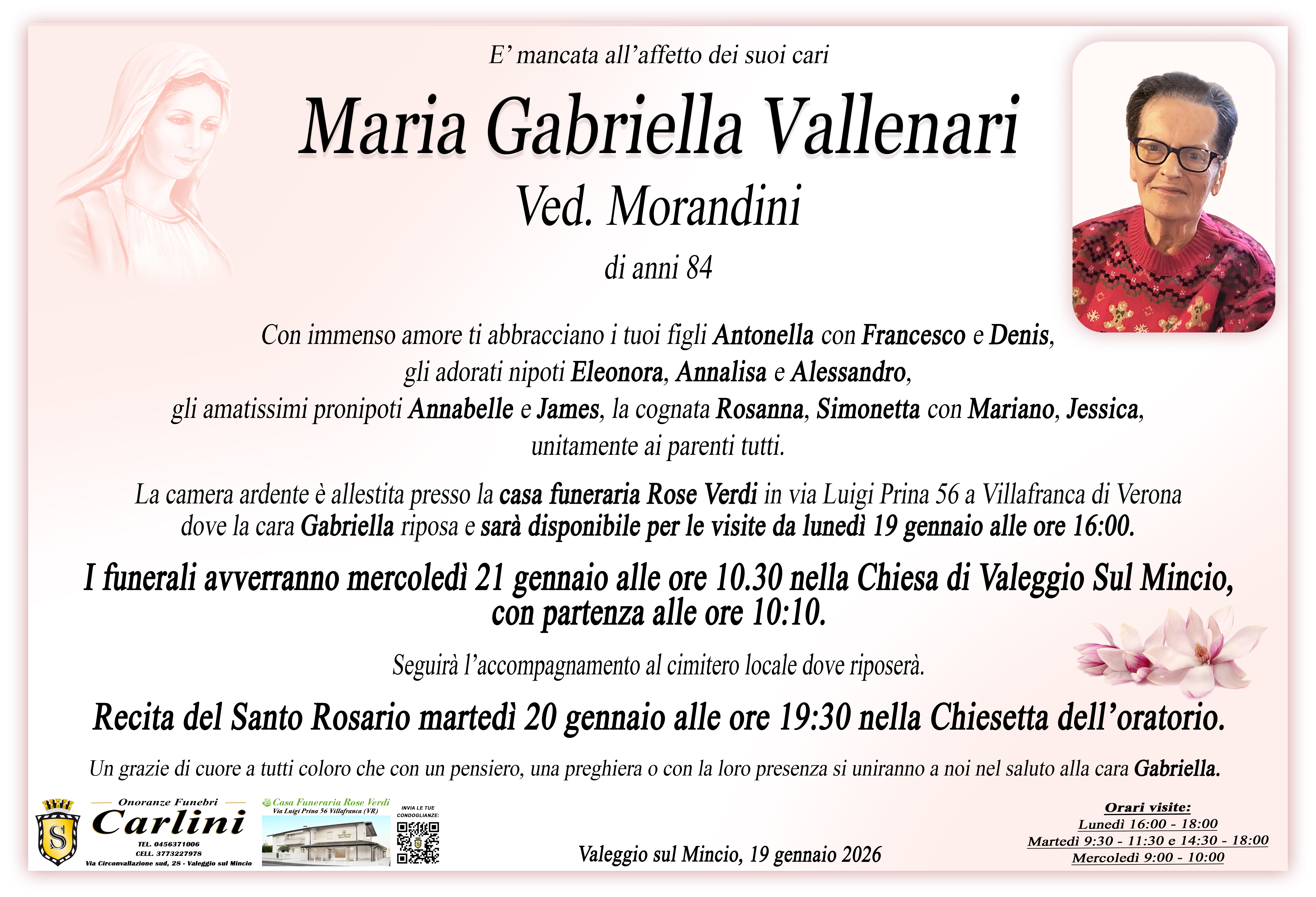 Scopri di più sull'articolo Maria Gabriella Vallenari